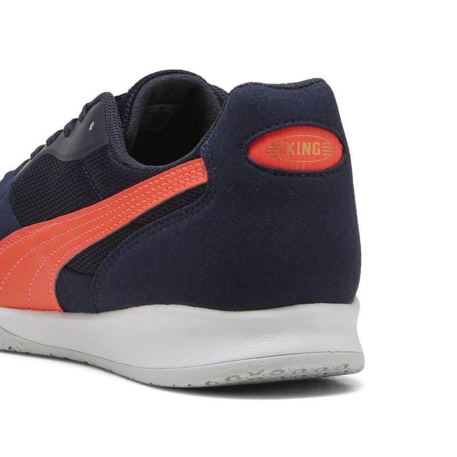 PUMA King Top IT - Bleu Marine/Glowing Red
