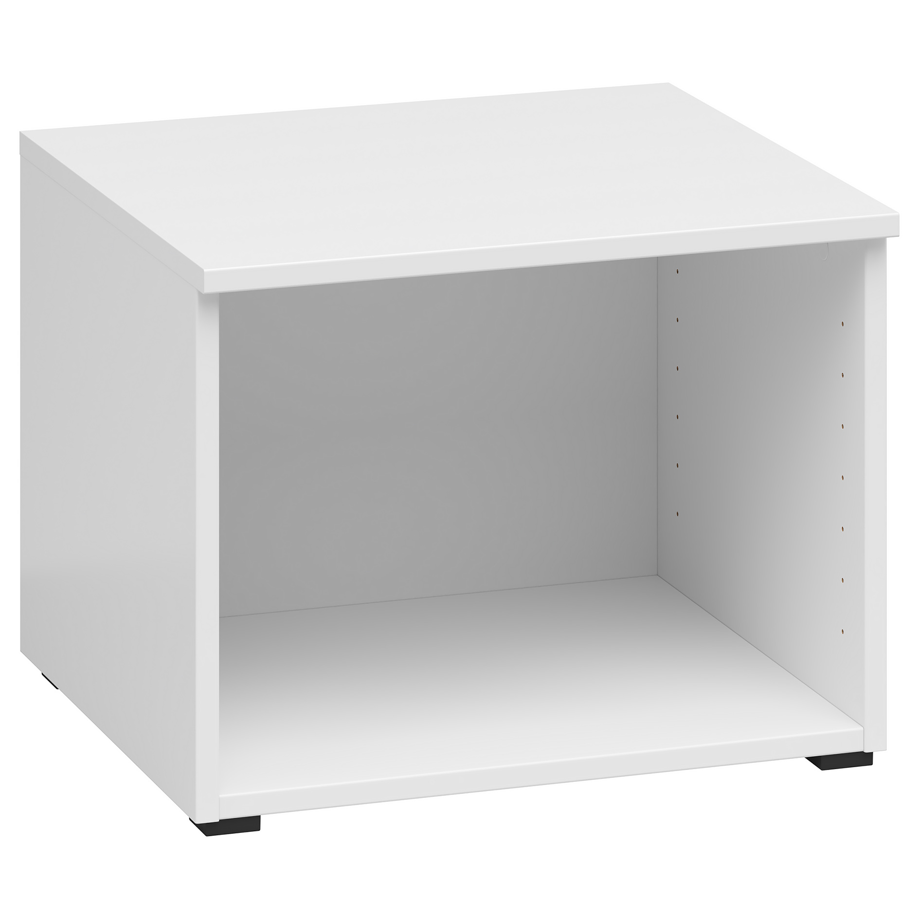 Aufsatzelement - auch hängend verwendbar - weiß - Breite 45 cm