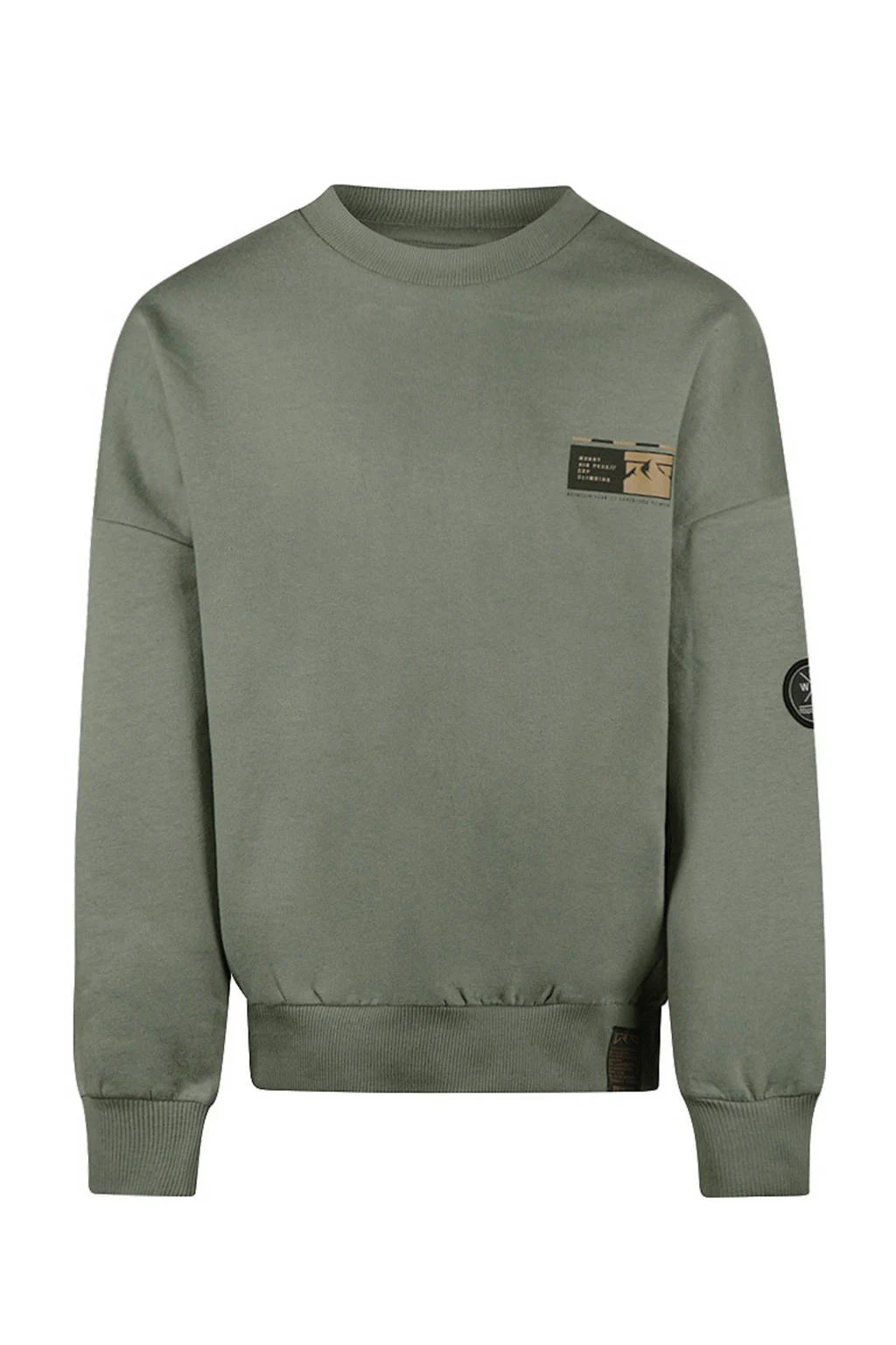 No Way Monday sweater groen