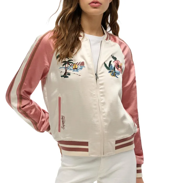 Superdry Suikajan Embroidered Bomber Jas Dames