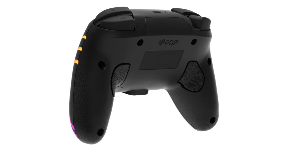 PDPNintendo Switch Black Afterglow Wave Wireless Controller With Motion  (Zwart, Nintendo Switch, Nintendo Switch- OLED model, Nintendo Switch lite)