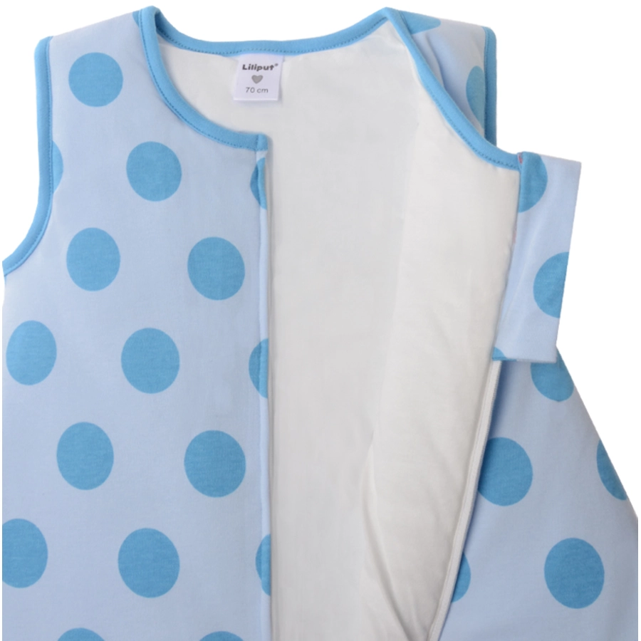Liliput Baby-Schlafsack hellblau AOP Punkte