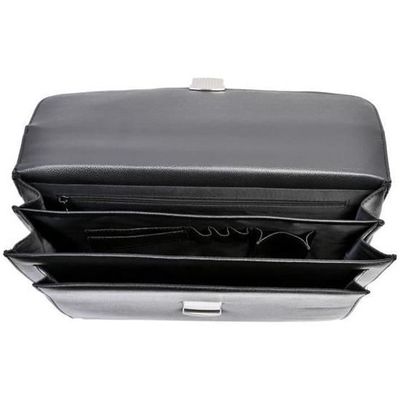 Cristo Business - Cartable rigide 3 compartiments - gris
