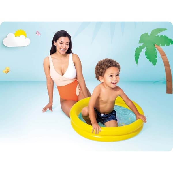 Oppblåsbart plaskebasseng med hval 61 x 15 cm Intex 59409