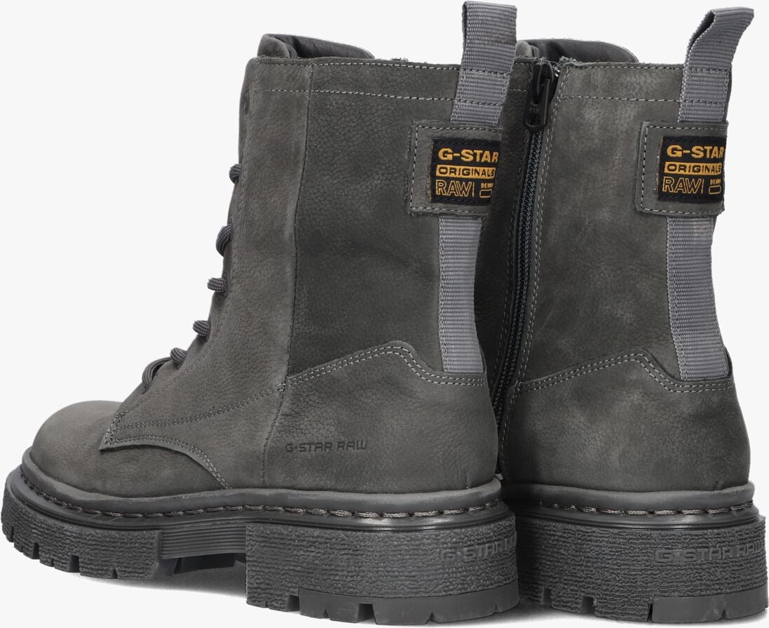 G-STAR RAW grijze g-star raw veterboots kafey hgh lace nub w