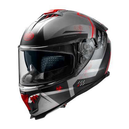 Casque Premier TYPHOON - BA 17 BM - Gris / Noir