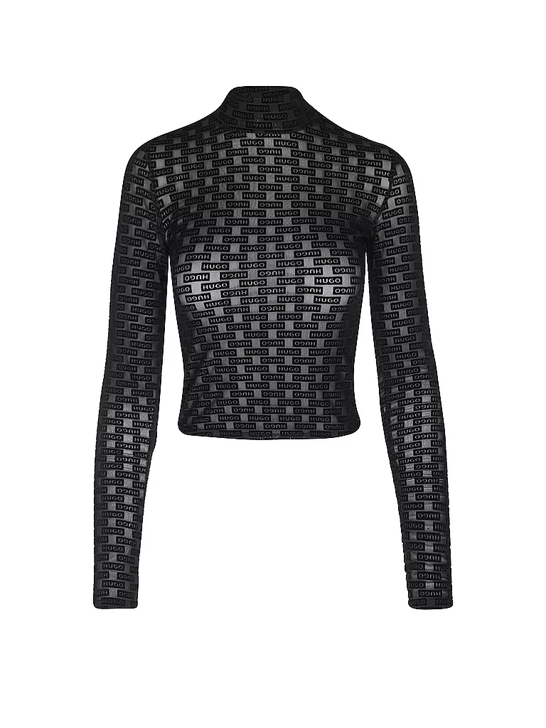 HUGO Langarmshirt DASORI_B schwarz