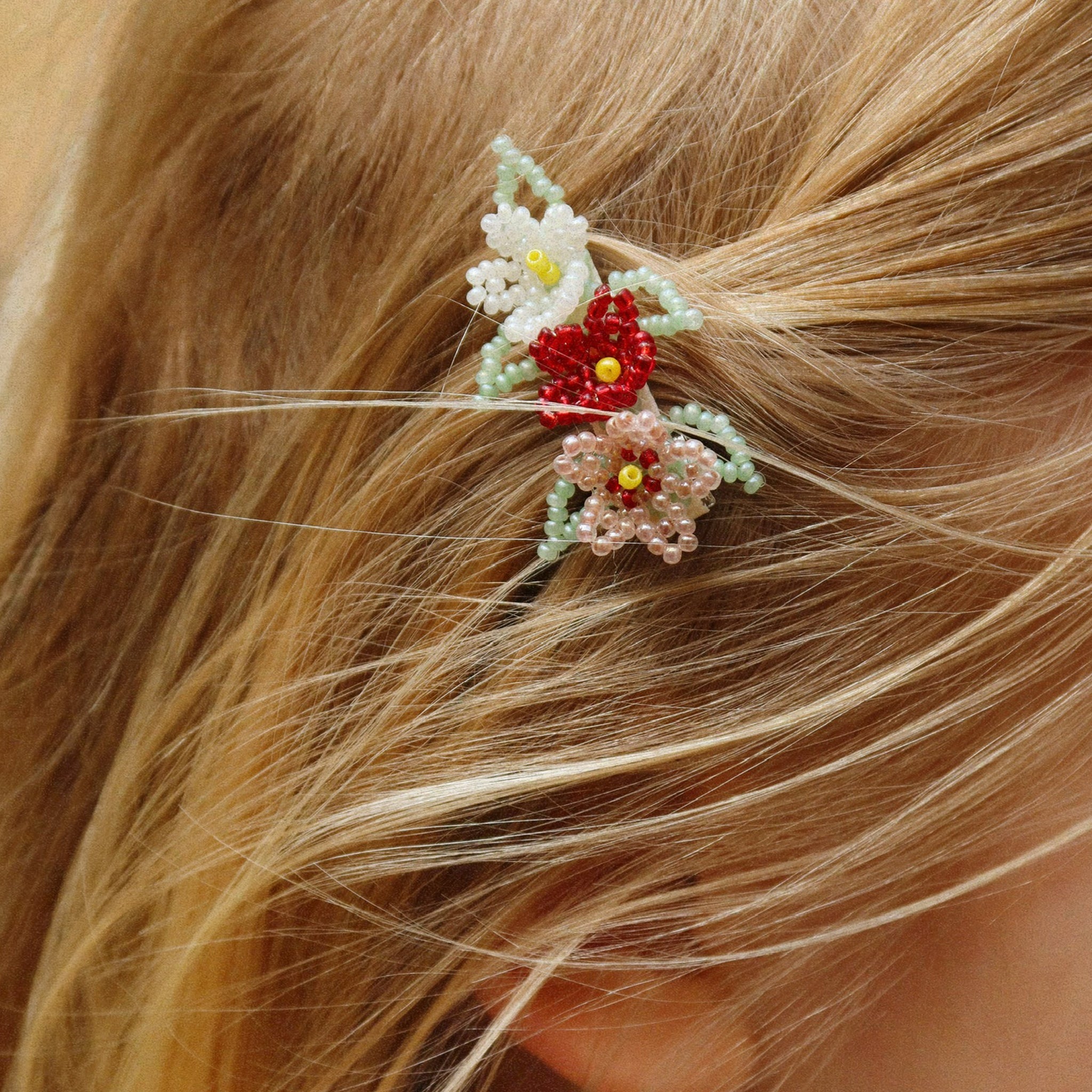Haarklammer Flower Field Multi