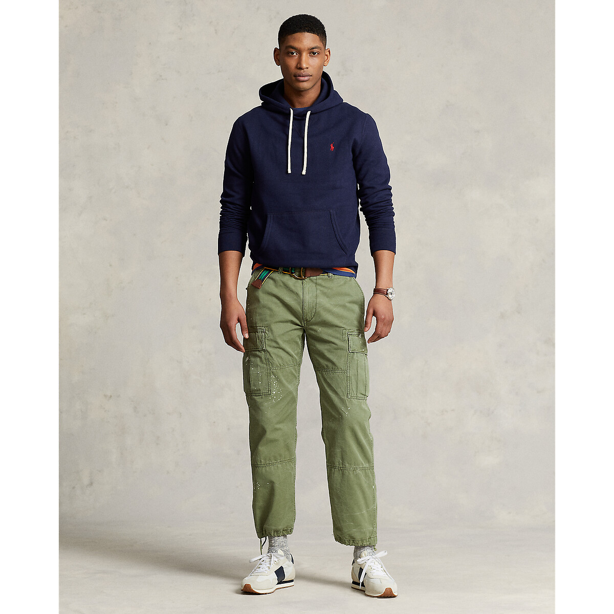 POLO RALPH LAUREN<br>Moletom de feltro RL