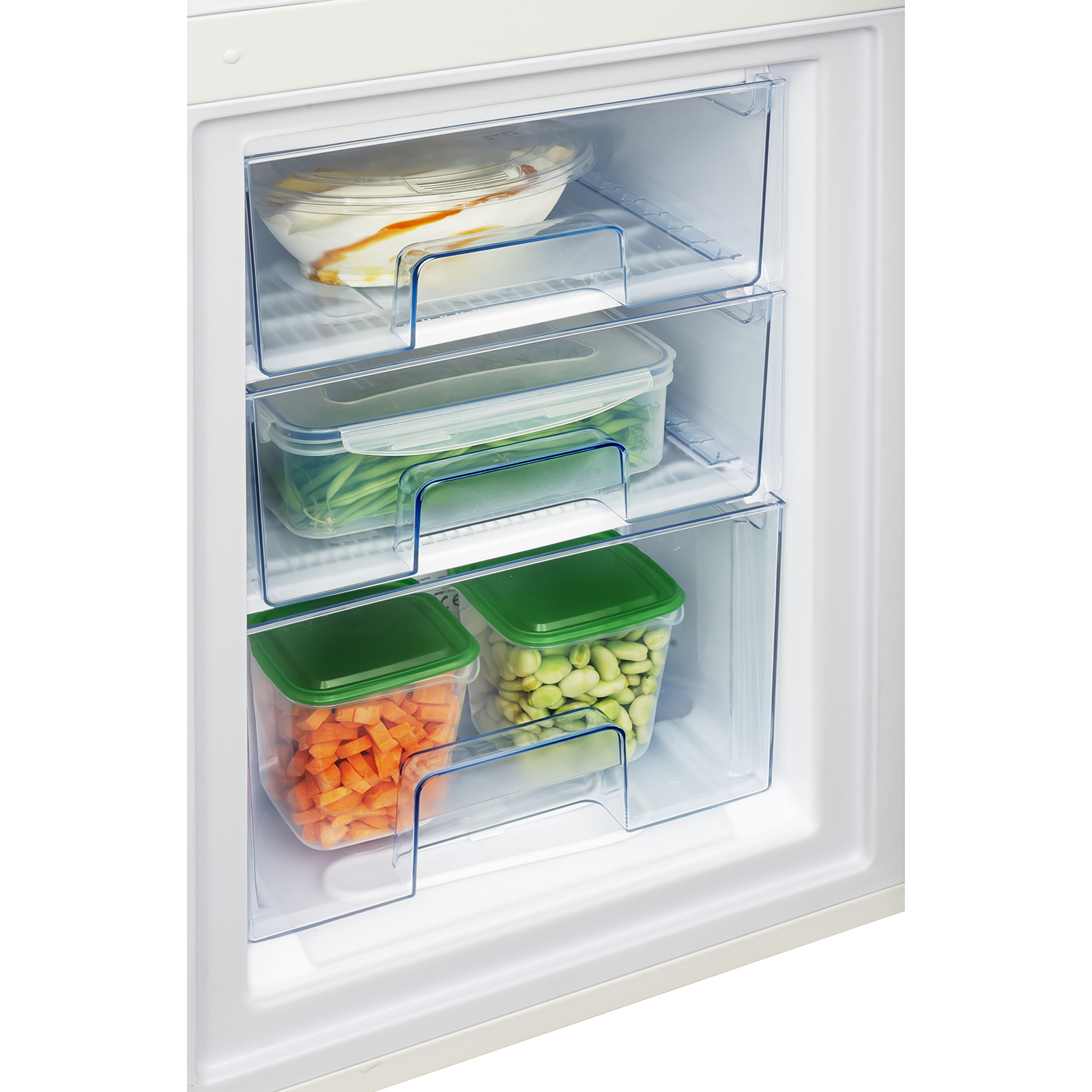 AMICA Kühl-/Gefrierkombination KGC 384 110 W - weiß - C
