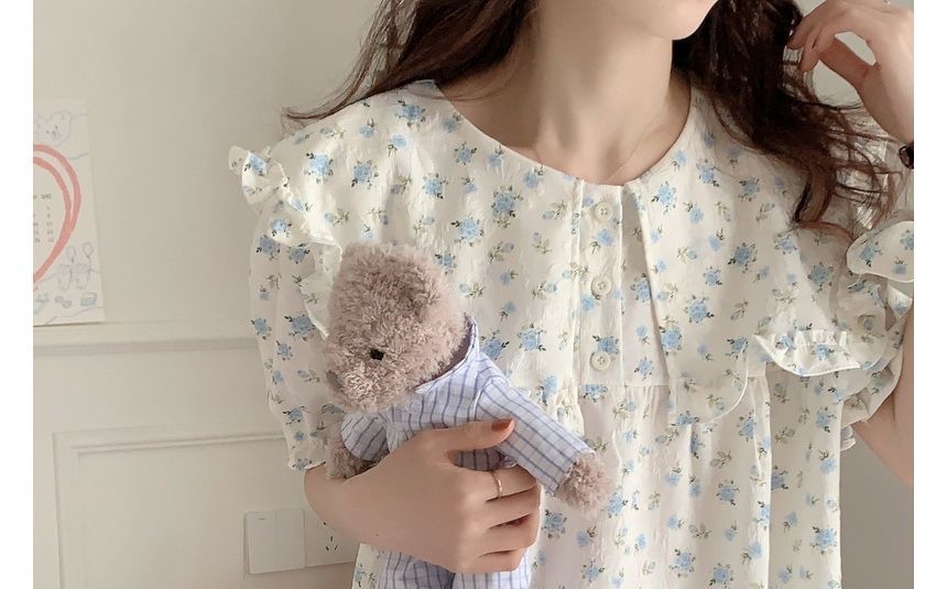 Sadelle - Pyjamaset met bloemenprint