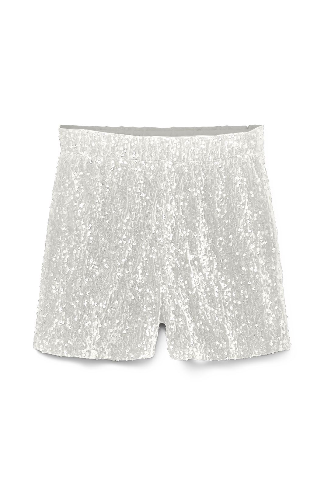 Vero Moda Vmbella Shorts 4739452 snow white snow white sequins