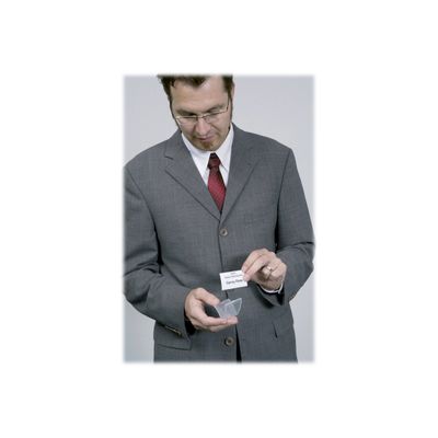 Durable Clickfold - 10 Portes badge pliables avec aimant - 54 x 90 mm
