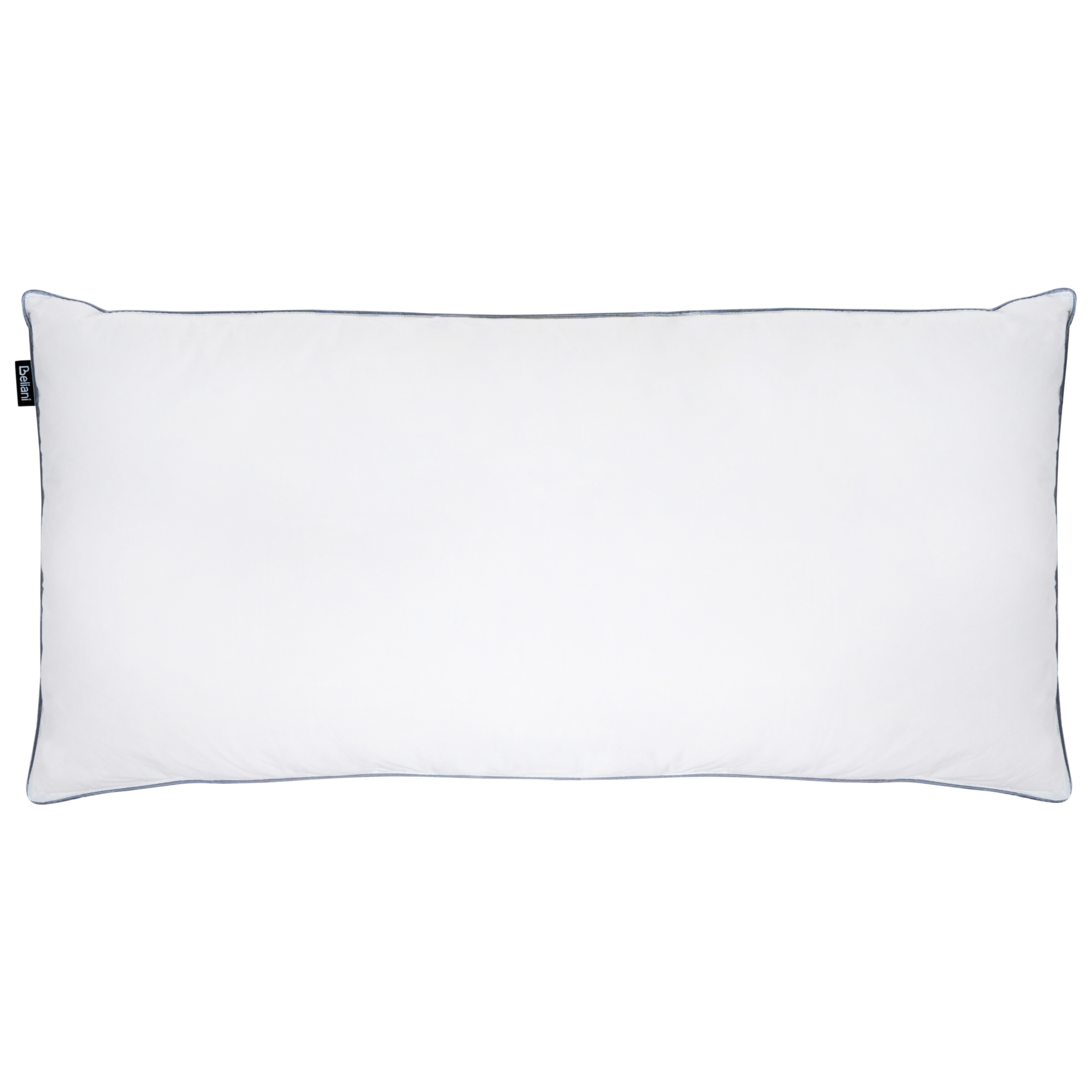 Beliani-TEIDE-Hoofdkussen 3 vakken-Wit-40 x 80 cm-Laag-Eendenveren