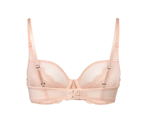 Bügel-BH mit Spitze, rosé