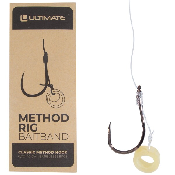Pack de bas de ligne Method Feeder sans ardillon Ultimate (40 pièces)