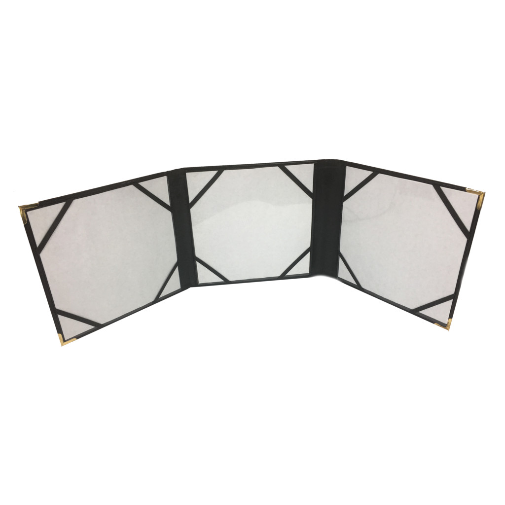 Three Panel Faux Leather DM Screen + Accessories Folder