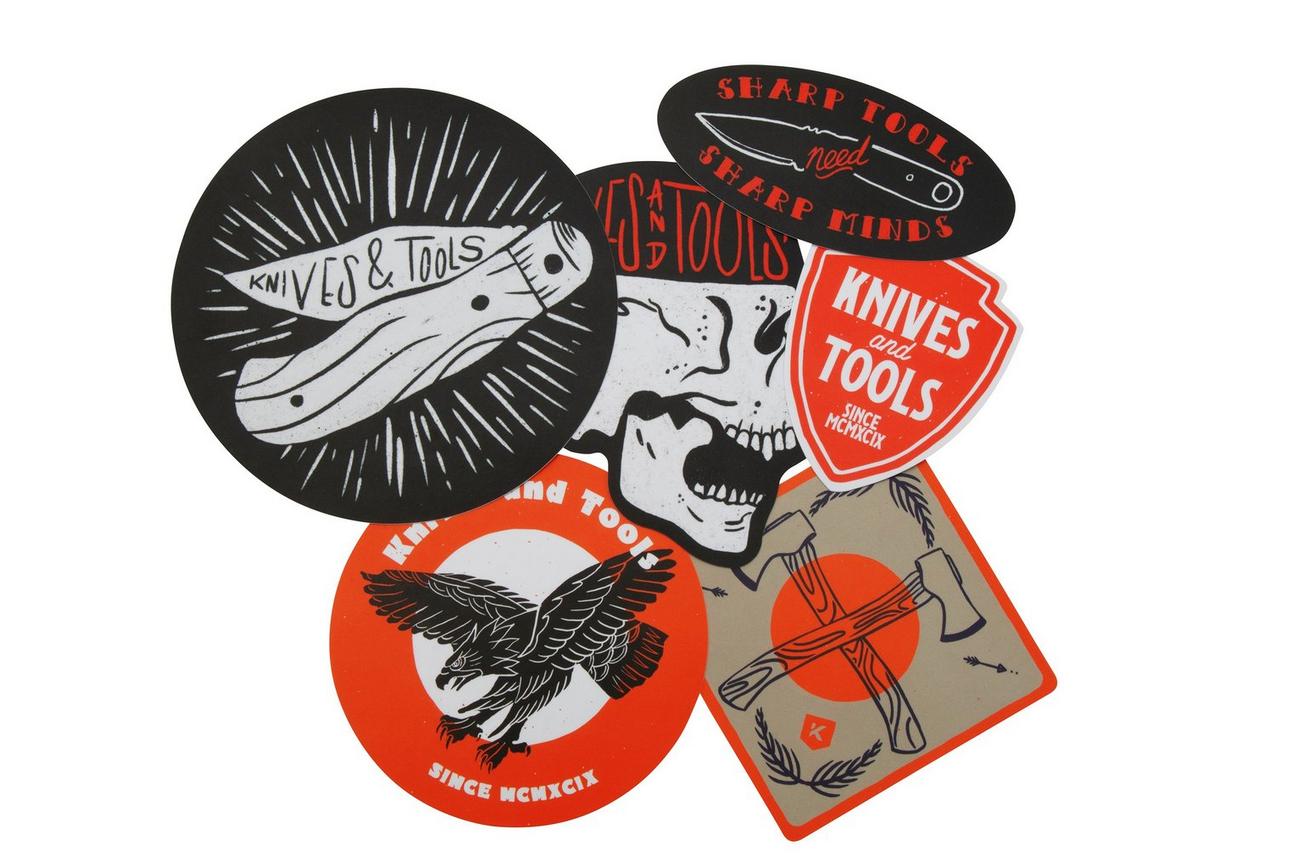 Knivesandtools Sticker Set #02, Padraig Croke design