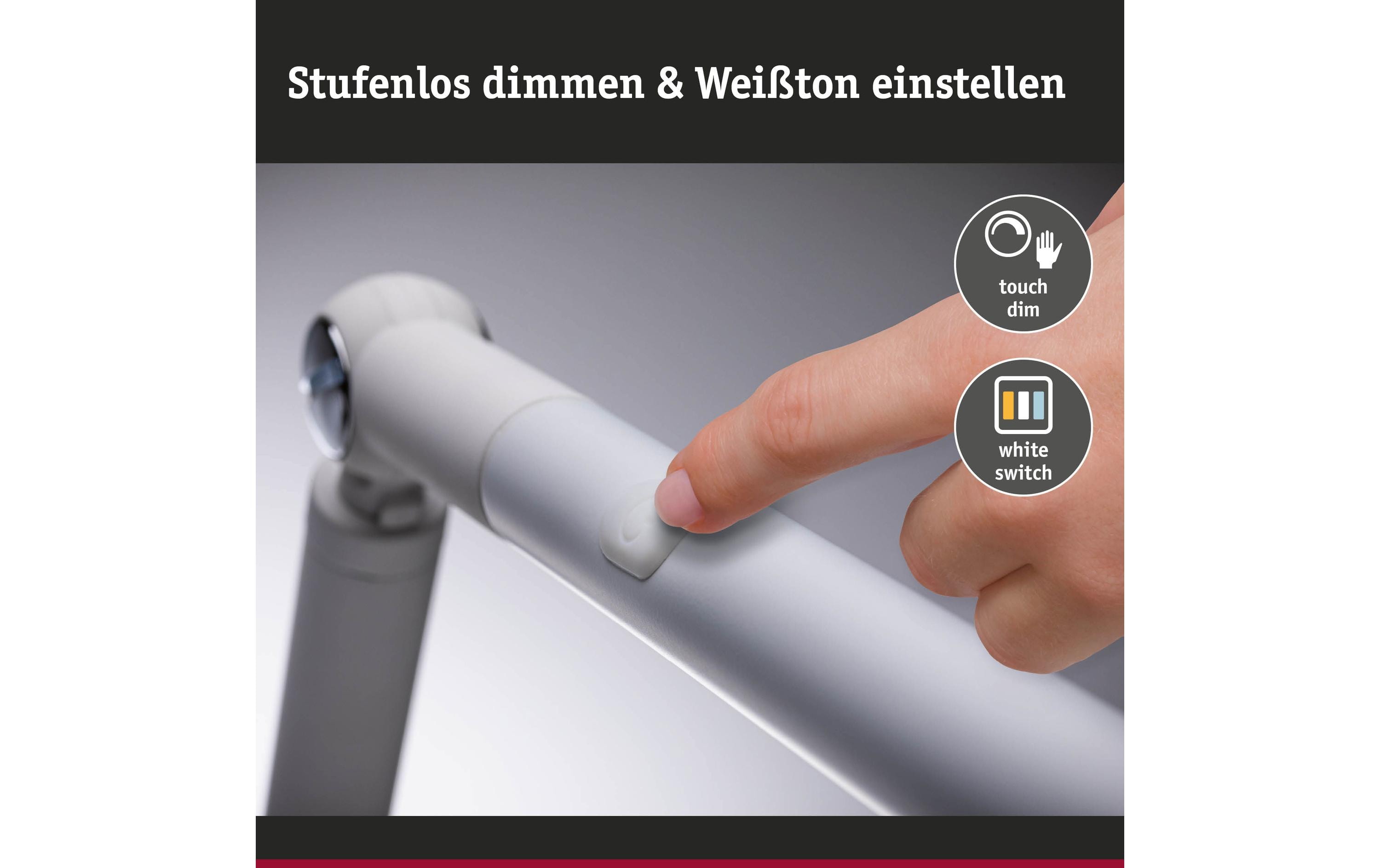 Schreibtischleuchte FlexBar, WeissLED Schreibtischleuchte FlexBar