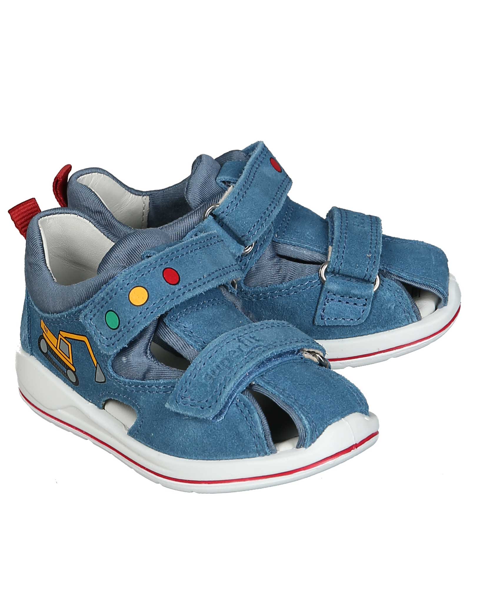 Klett-Sandalen BAUSTELLE mit Zehenschutz in blau