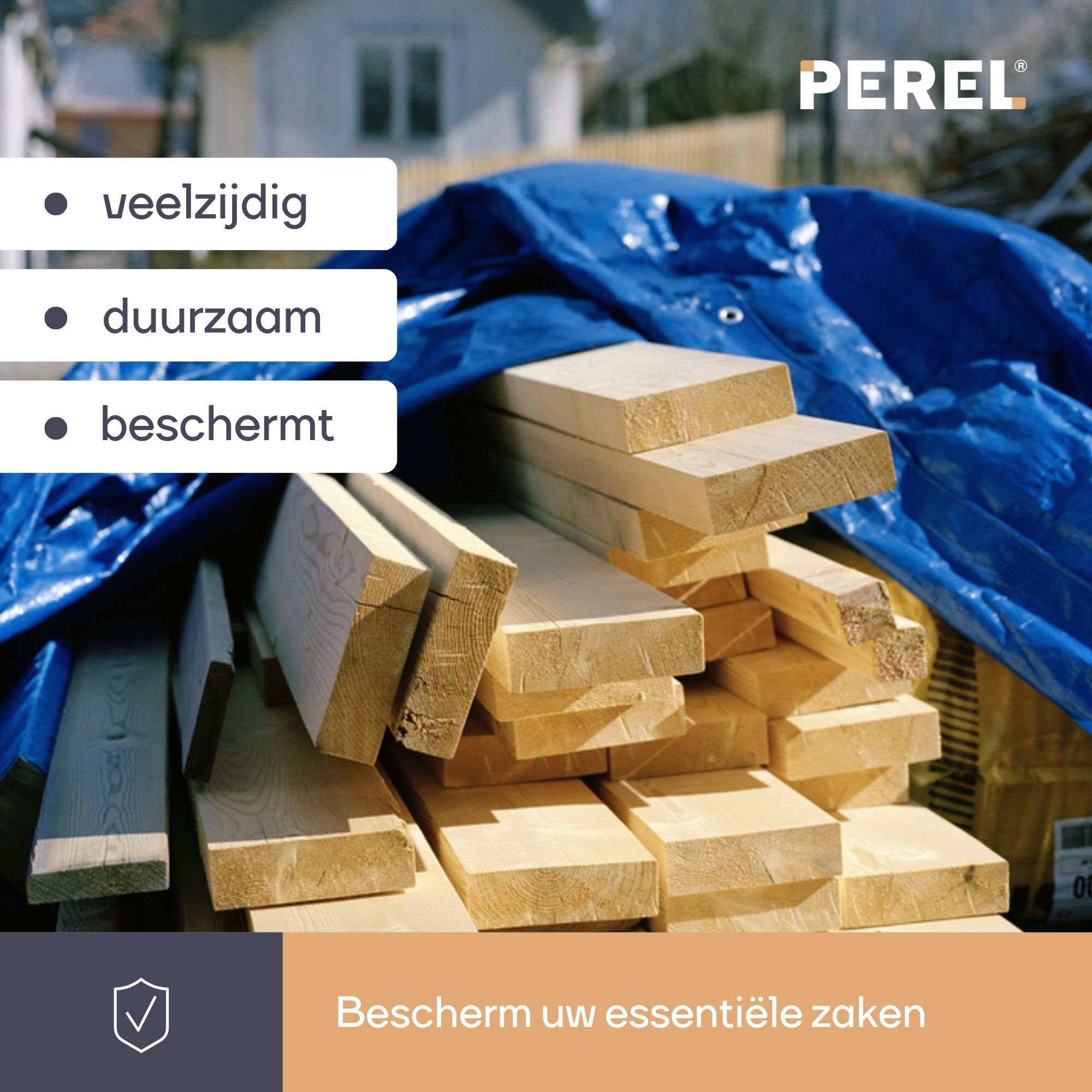 Perel 110 g/m2 grondzeil - 400 x 600 cm