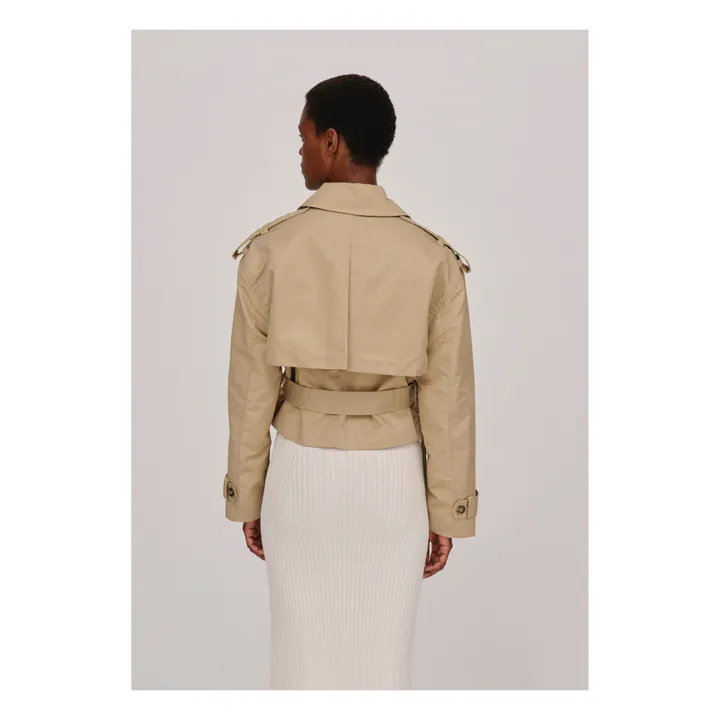 HERSKIND Trench Court Lusia | Crème