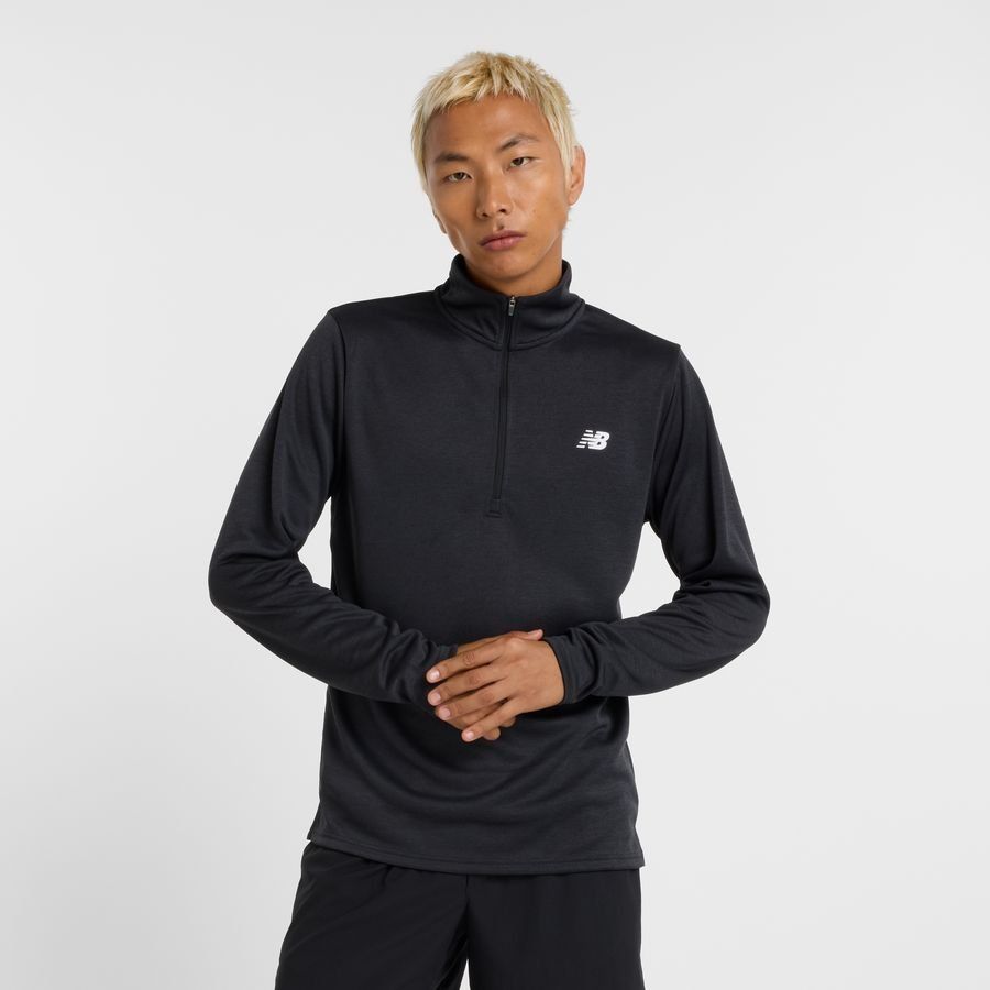 New Balance Haut Running Fermeture Éclair 1/4 - Noir