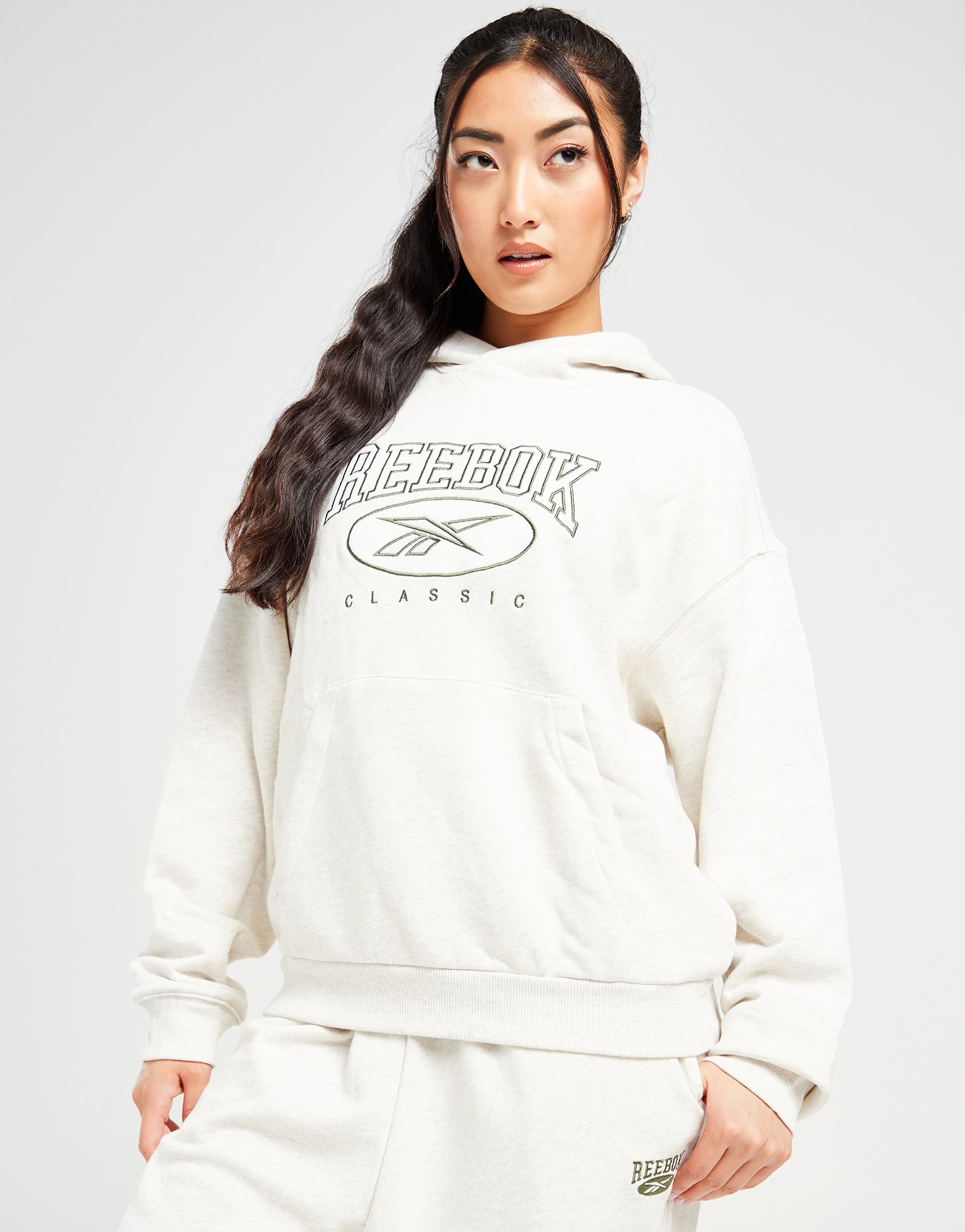 Reebok Sweat à Capuche Classic Logo Femme