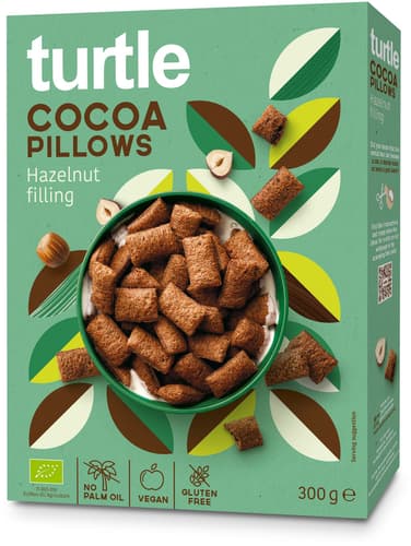 Turtle BIO Schokokissen mit Haselnussfüllung glutenfrei