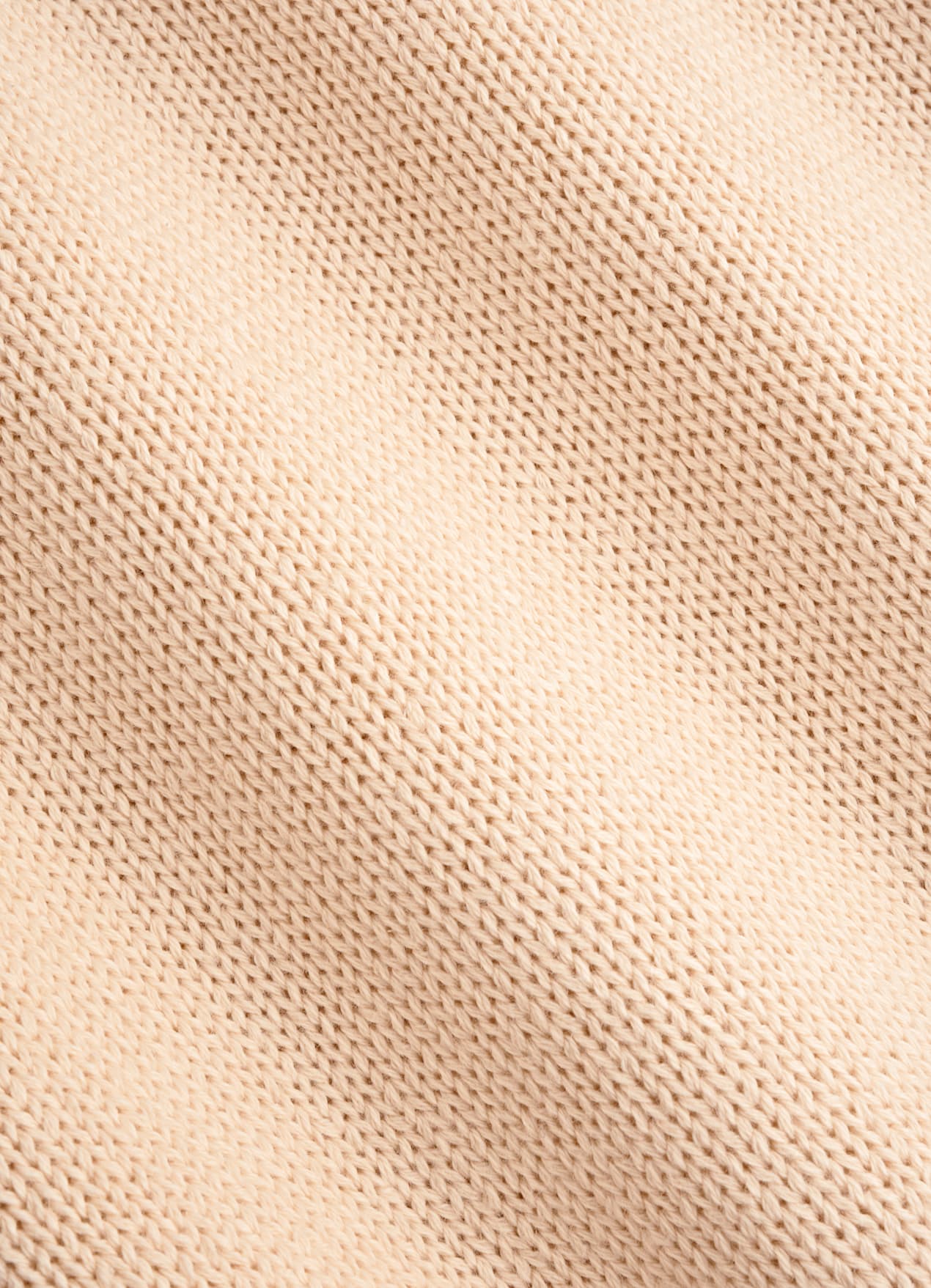 Pull col rond rose pâle