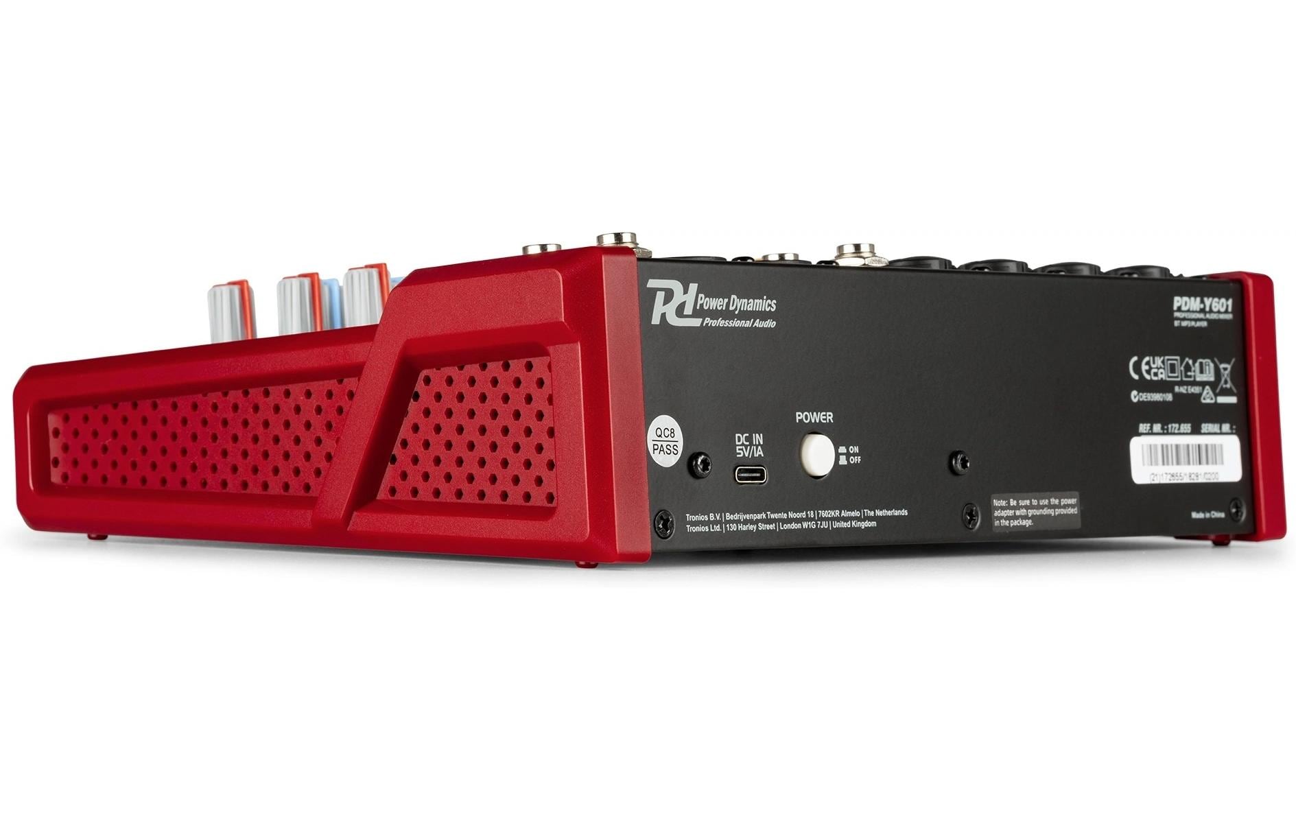 Mischpult PDM-Y601Kompaktes 6-Kanal-Mischpult mit 24-Bit DSP