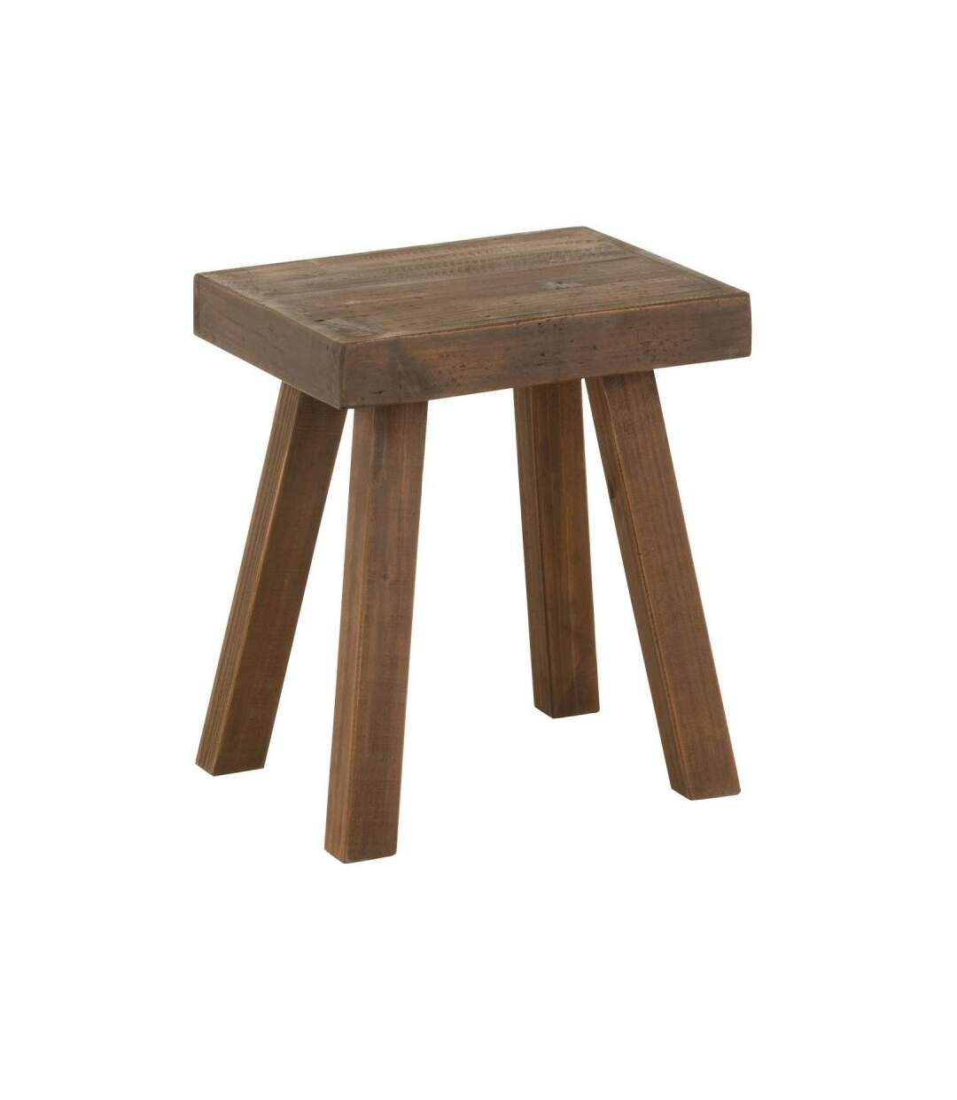 Paris Prix - Tabouret Design En Bois basique 46cm Marron
