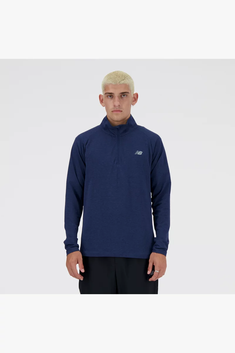 New Balance Athletics Seamless 14 Zip Herren Longsleeve
