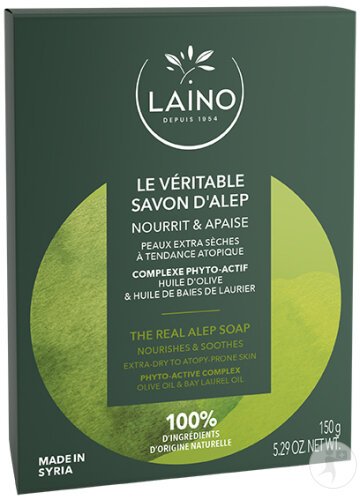 Laino Le Véritable Savon D'Alep Peaux Extra Sèches 150g