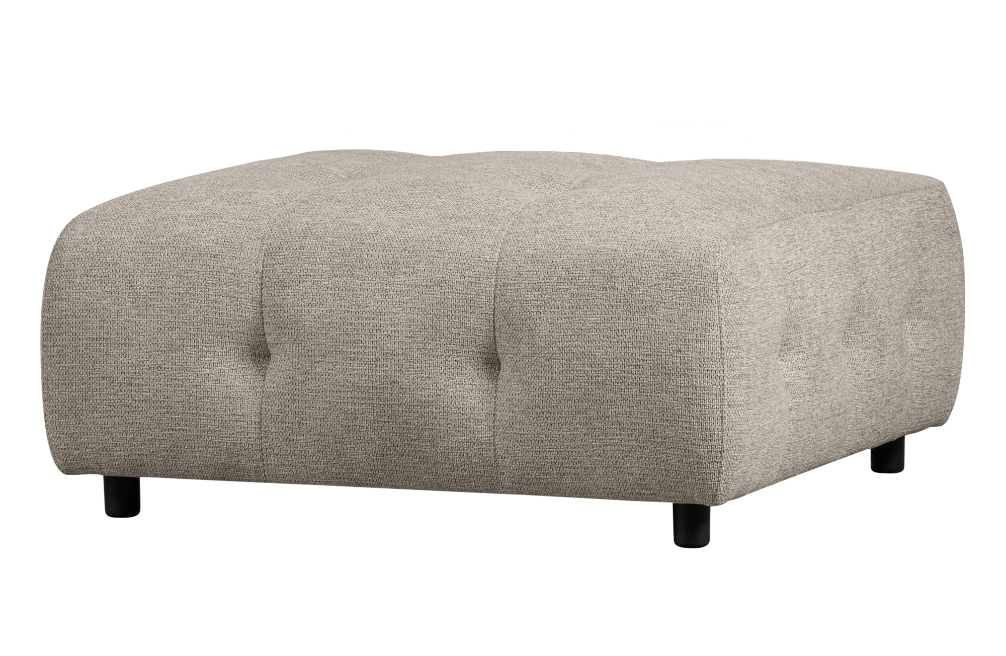 Hocker Louis chenille Louis hocker Chenille - Powder