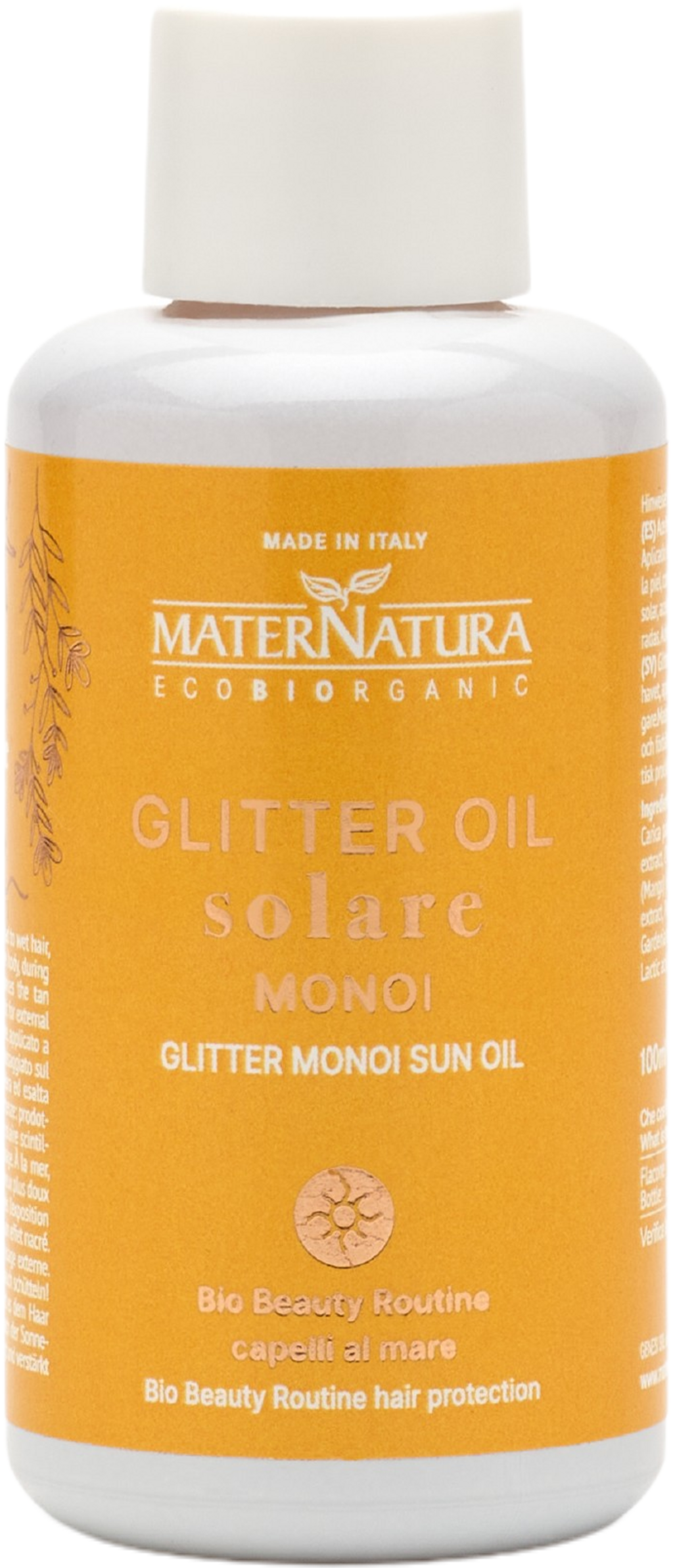 MaterNatura  Monoi Glitzer Sonnenöl, 100 ml