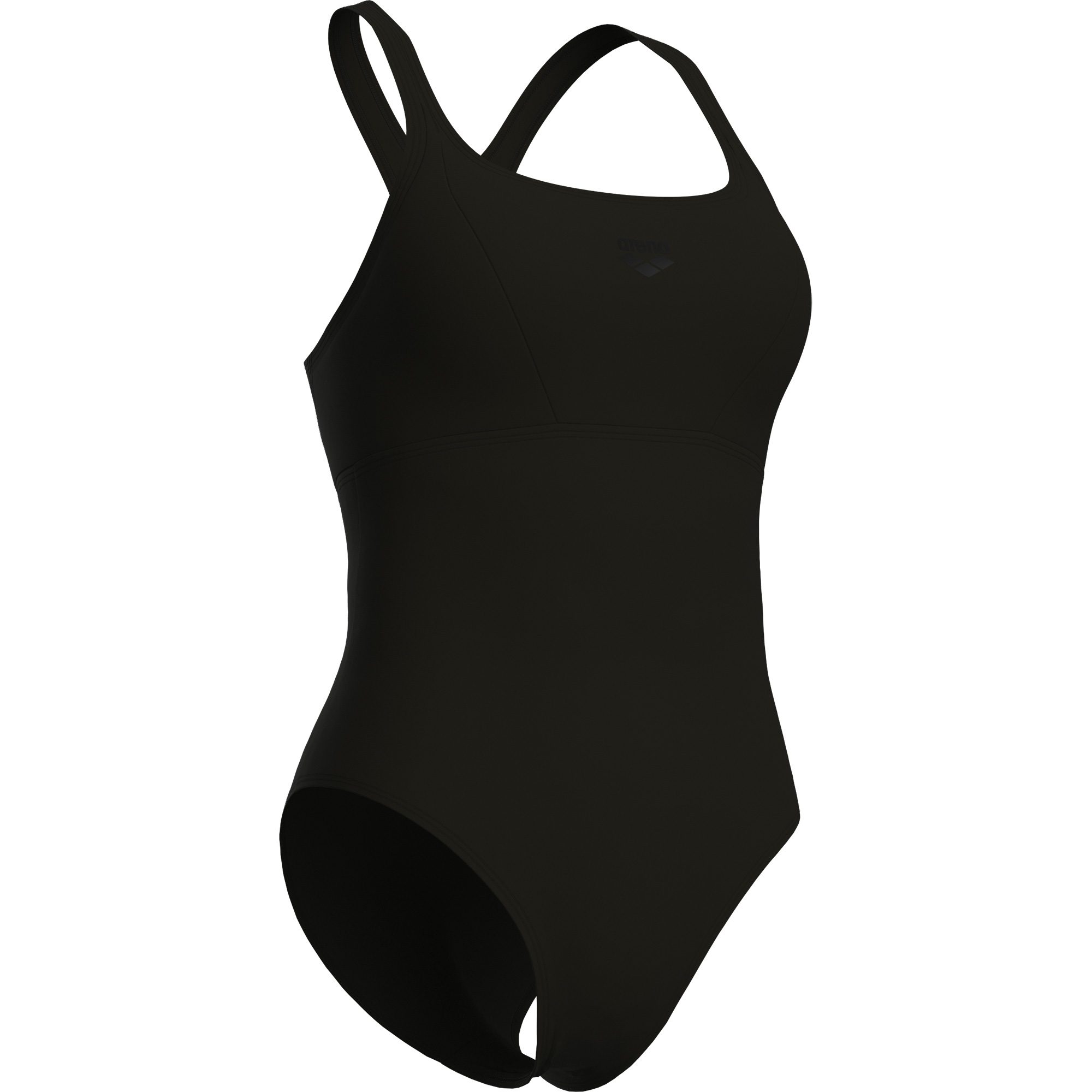Arena Solid Control Pro Back Badeanzug Damen schwarz