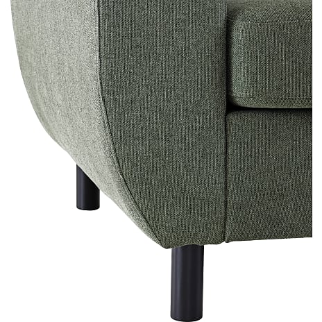 Urban 3D XL vendbar sofa med chaiselong - grøn