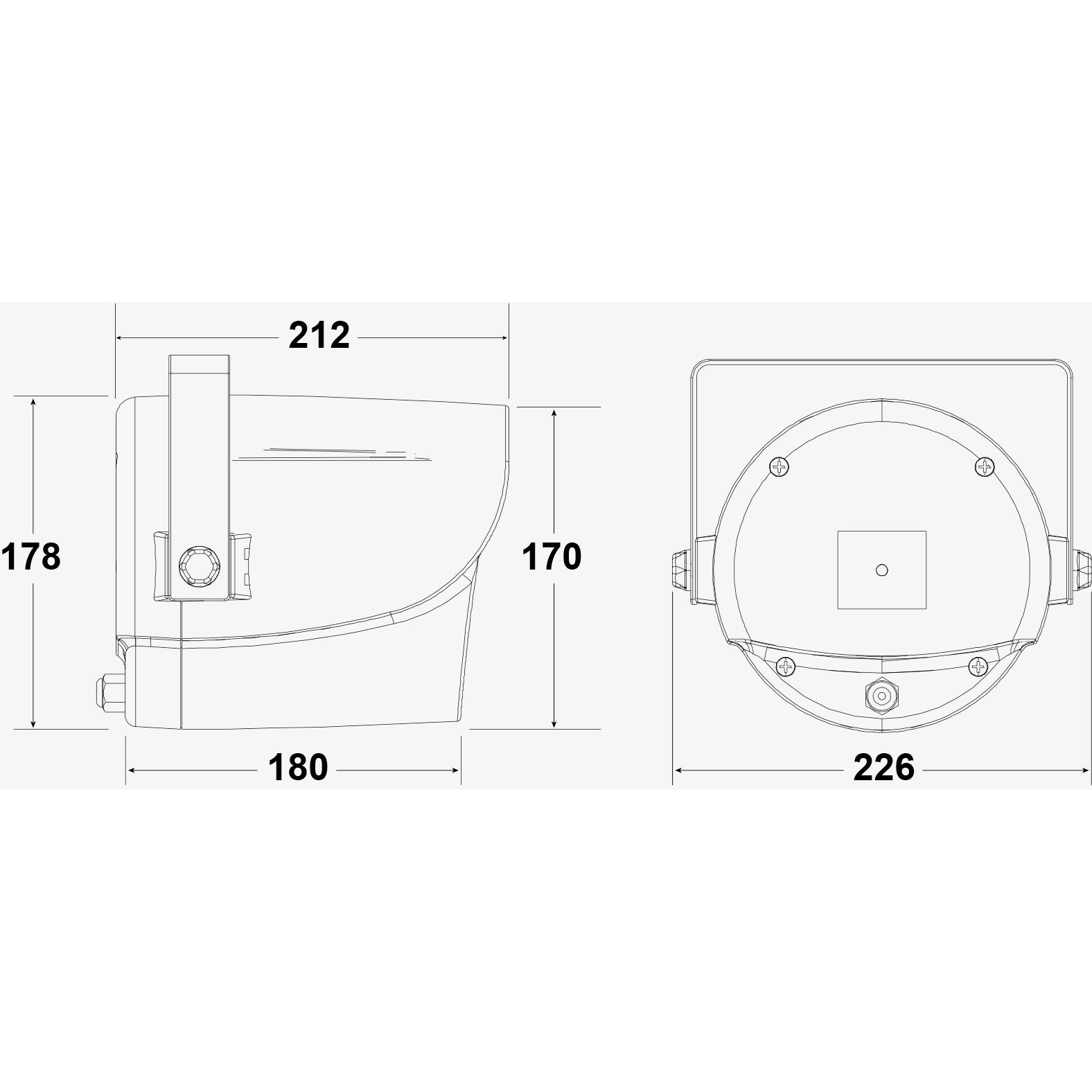 Audiophony PHP530 5 inch waterbestendige installatieluidspreker 100V/8 Ohm