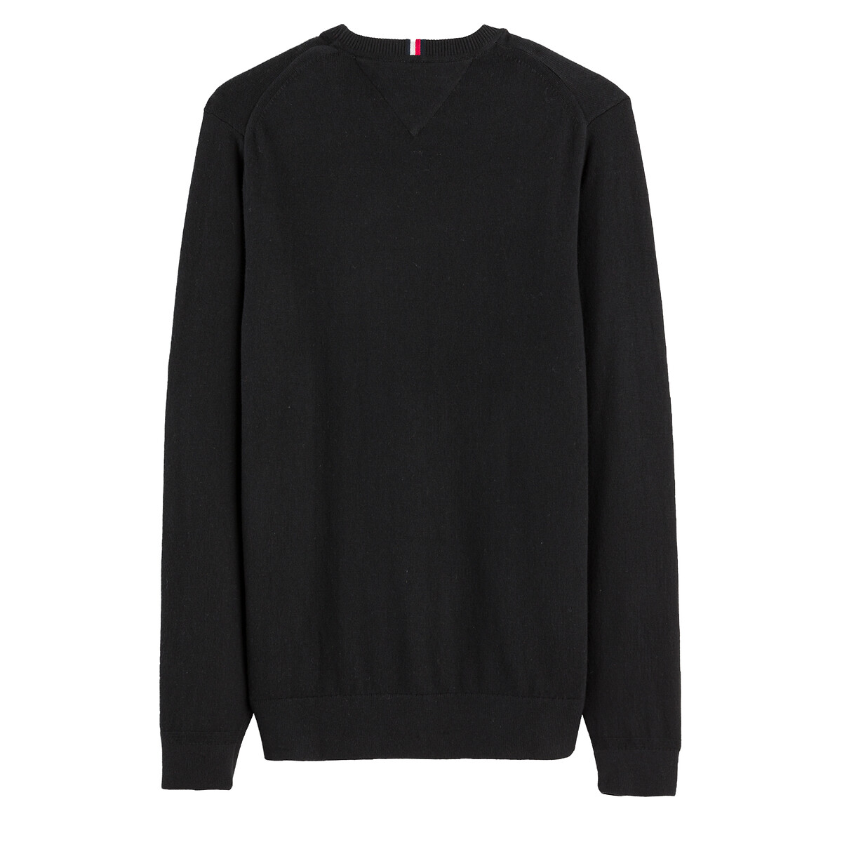 TOMMY HILFIGER<br>Suéter de gola redonda em algodão pima e cashmere