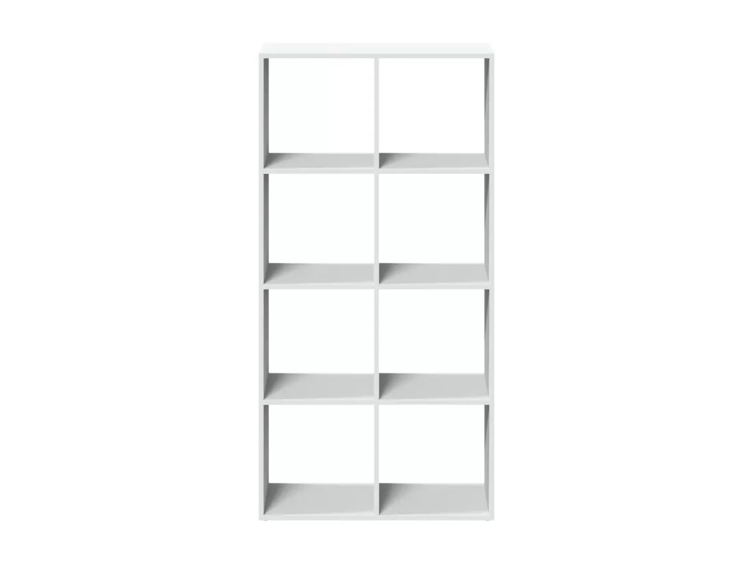 Étagère séparatrice de pièce blanc 69,5x29x137,5 cm