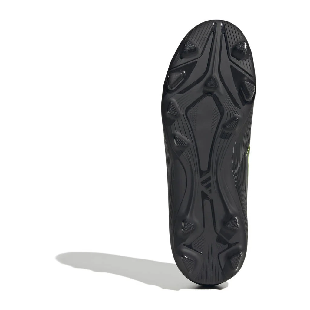 adidas Performance F50 Club FG/MGjunior voetbalschoenen zwart/zilvergrijs/geel