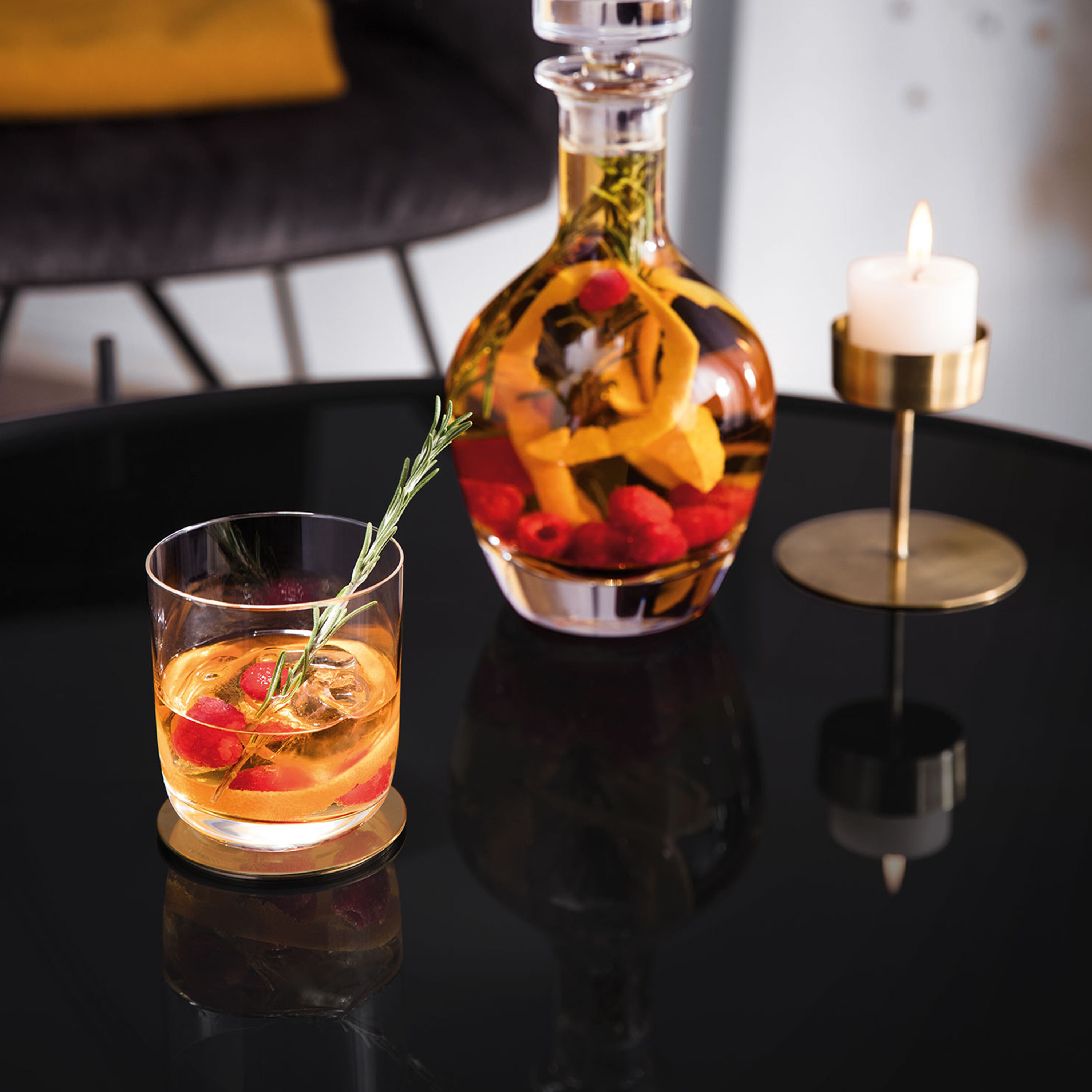 La Divina Whisky glass Clear, 0 oz, crystal glass