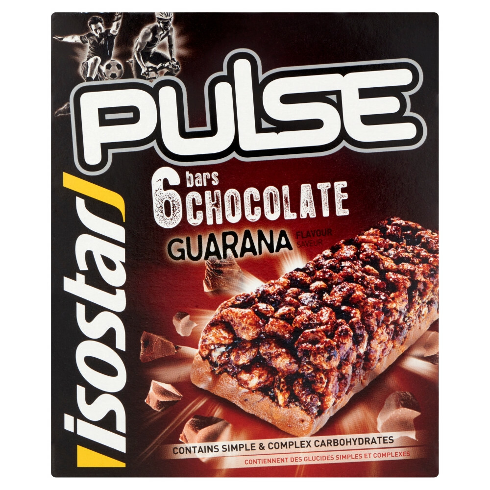 3x Isostar Sportreep Pulse Chocolade138 gr