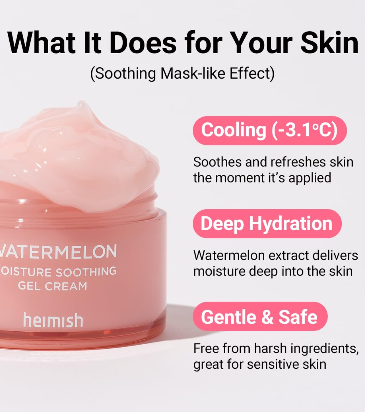 Heimish - Creme em gel hidratante Watermelon Moisture Soothing