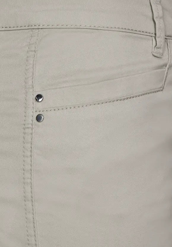 Casual Fit Twill Hose - dolomite stone