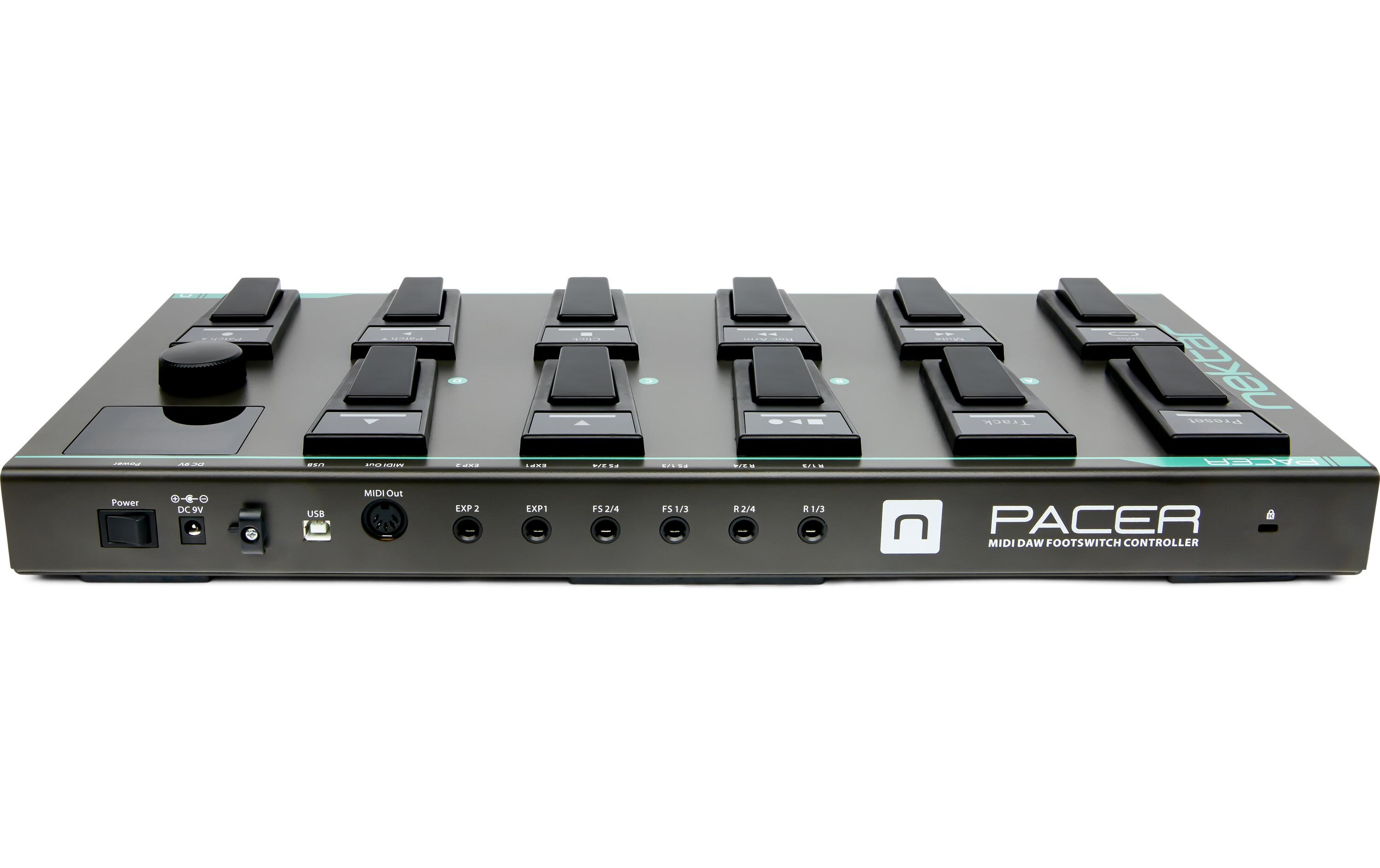 Fusscontroller Pacer<br>MIDI- und DAW-Controller für freihändige Steuerung