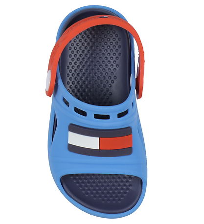 Tommy Hilfiger Sandalen - Bequem - Sky Blue/Rot