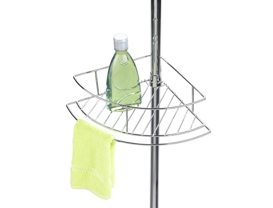 WENKO - Accessoire de douche Etagère de douche extensible dolcedo - l. 31 x h. 65/275 cm...