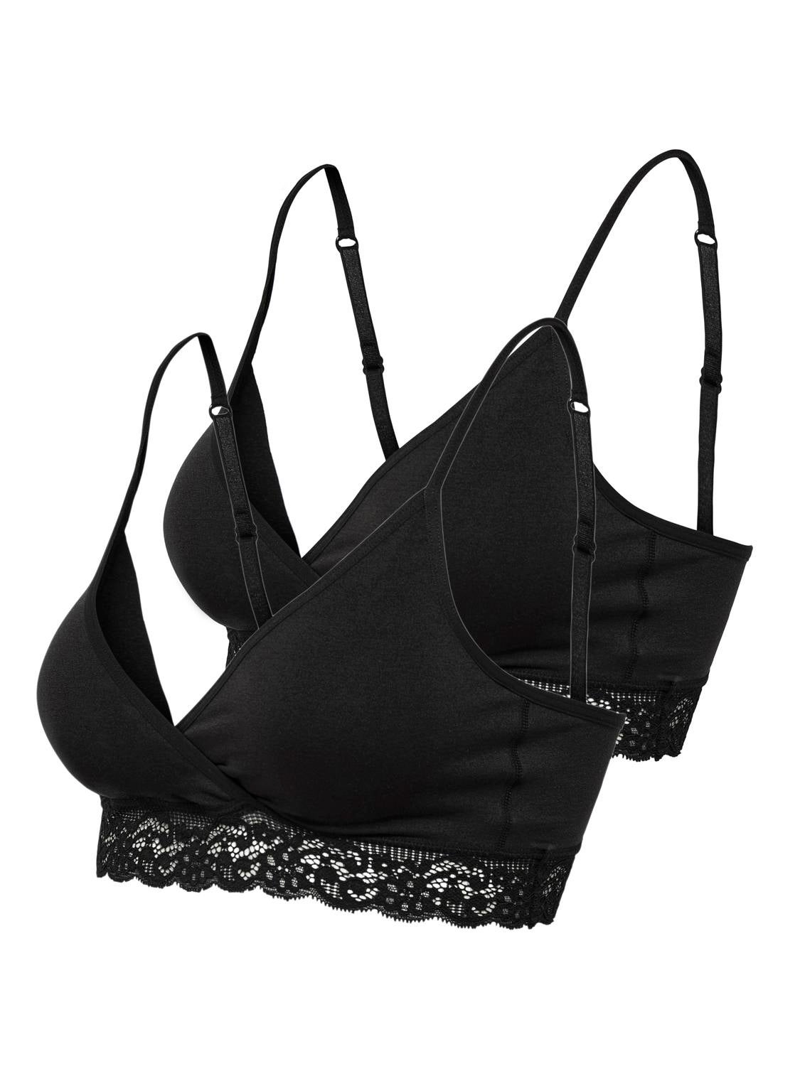 OLMGUGGI Bralette Top Black